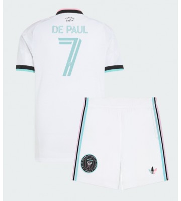 Inter Miami Rodrigo De Paul #7 Tredjetrøje Børn 2026-27 Kortærmet (+ Korte bukser)